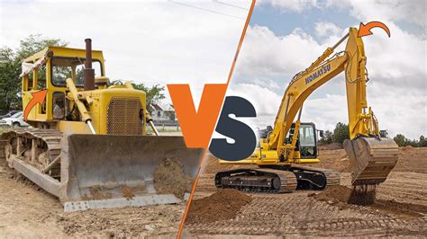 bulldozer skid steer|backhoe vs excavator bulldozer.